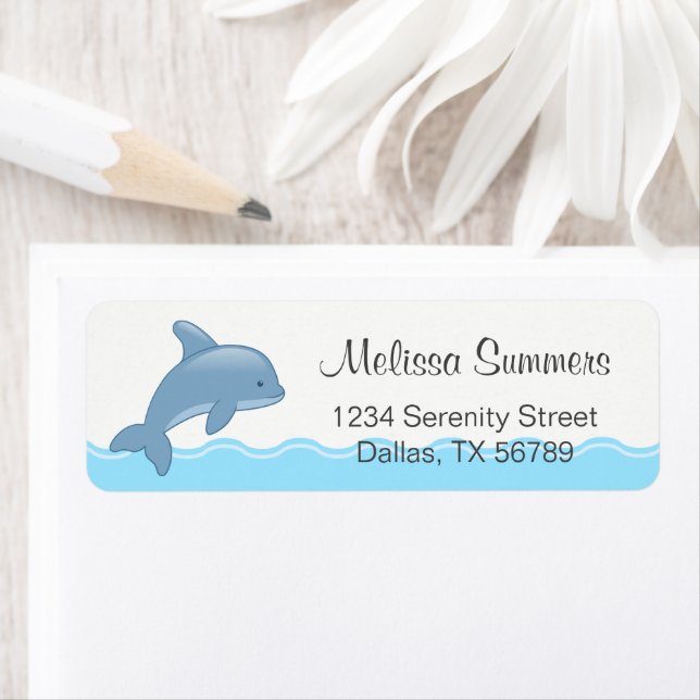 Cute Cartoon Jumping Dolphin (Insitu)