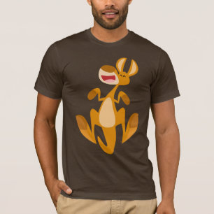 Cute Cartoon Jumping Kangaroo T-Shirt