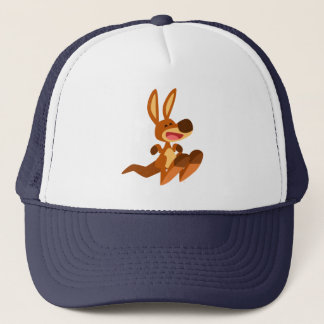 Cute Cartoon Kangaroo Joey Trucker Hat