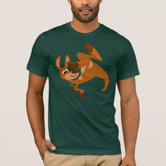 Cute Cartoon Kangaroo's Somersault T-Shirt