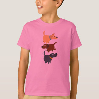 Cute Cartoon Labradors in 3 Flavours Kids T-Shirt