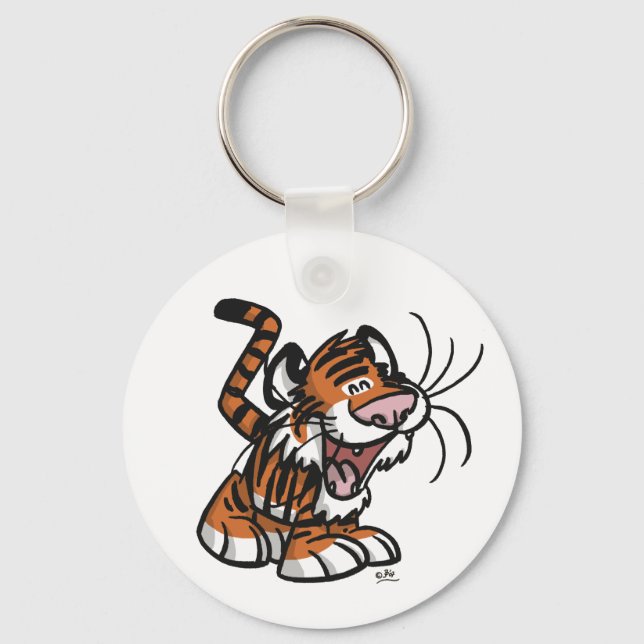 Cute Cartoon Lil'Tiger keychain (Front)