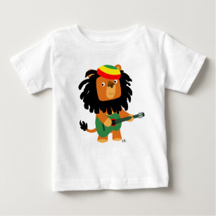 Cute Cartoon Lion of Zion Baby T-shirt