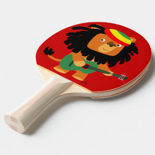 Cute Cartoon Lion of Zion Ping Pong Paddle