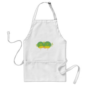 Cute Cartoon Love Birds Standard Apron