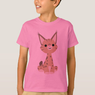 Cute Cartoon Lynx Children T-Shirt