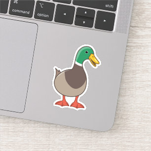 Cute Cartoon Mallard Duck