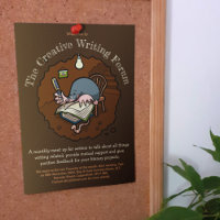Cute Cartoon Mole Novelist Writing Book In Burrow