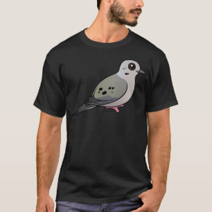 Cute Cartoon Mourning Dove Birdorable Bird T-Shirt