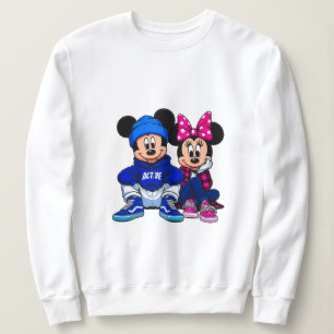 Cute Cartoon Mouse Couple Sweatshirt 🐭💖✨   Roman