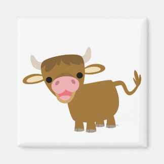 Cute Cartoon Ox magnet
