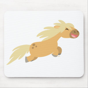 Cute Cartoon Palomino Pony mousepad