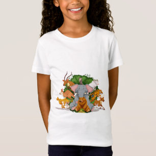 Cute Cartoon Pattern T-Shirt