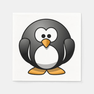Cute Cartoon Penguin Napkin
