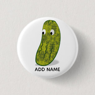 Cute Cartoon Pickle Drawing 3 Cm Round Badge