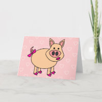 Cute Cartoon Pig