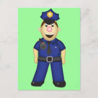 Cute Cartoon Police Officer