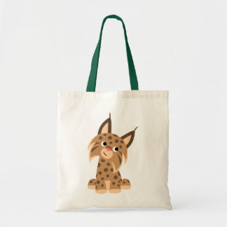 Cute Cartoon Prankish Lynx Bag
