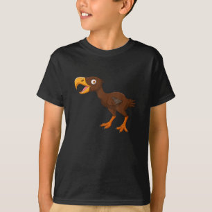 Cute Cartoon Prehistoric Animals Terror Bird T-Shirt