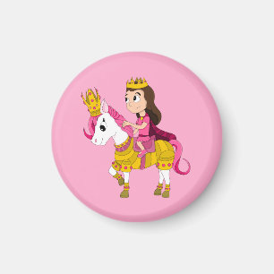 Cute cartoon princess  magnet