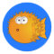 Cute Cartoon Puffer Fish