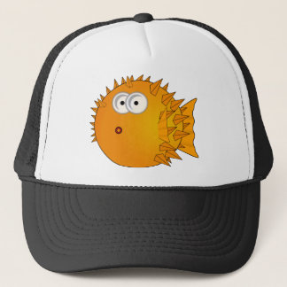 Cute Cartoon Puffer Fish Trucker Hat