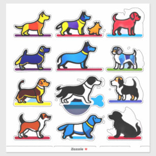 Cute Cartoon Puppies Collection