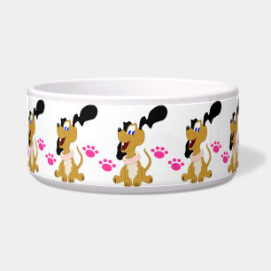 Cute Cartoon Puppy Dog Bowl
