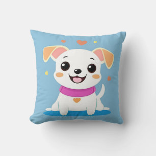 Cute Cartoon Puppy Gift for Dog Lovers Cushion
