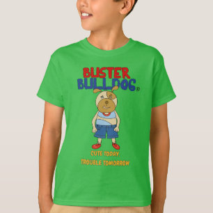 Cute Cartoon Puppy Happy Dog Boys and Girls T-Shirt
