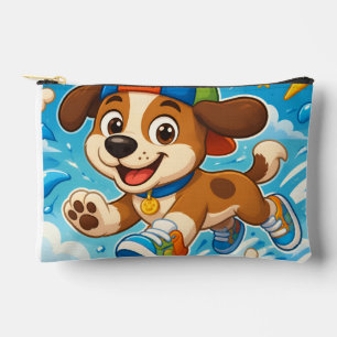 Cute Cartoon Puppy Kids Accessory Pouch