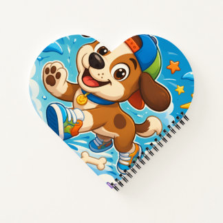 Cute Cartoon Puppy Kids Notebook