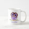 Cute Cartoon Purple Owl