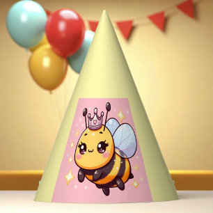 Cute Cartoon Queen Bee Party Hat