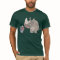 Cute Cartoon Rhino Baby and Big Rhino T-Shirt