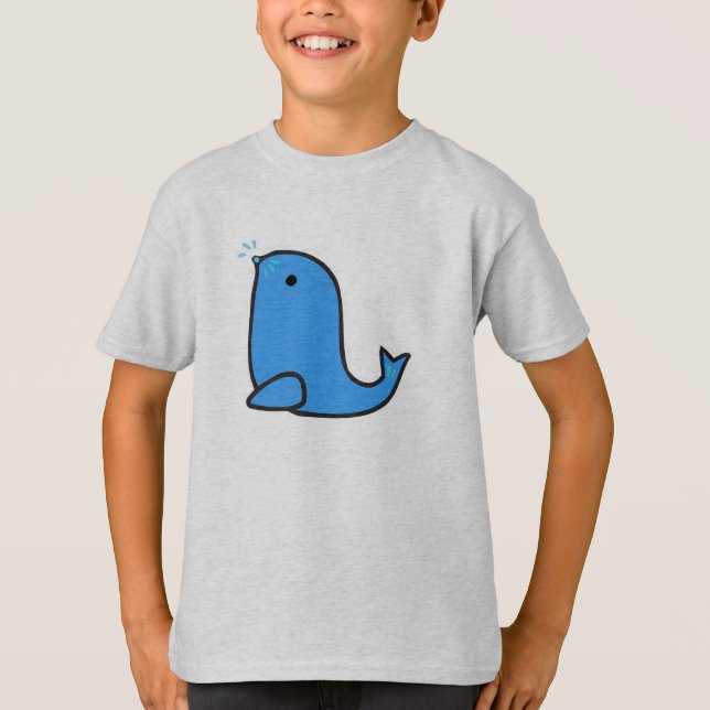 cute cartoon seal T-Shirt (Front)