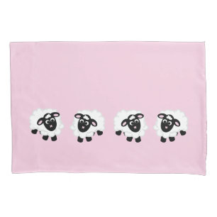 Cute Cartoon Sheep Pillowcase