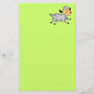 Cute Cartoon Sheep Stationery