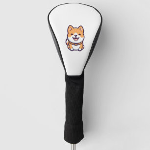 Cute Cartoon Shiba Inu Golf Head Cover