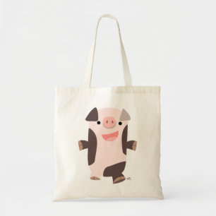 Cute Cartoon Smiling Pig Bag