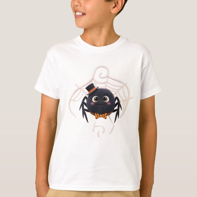 Cute Cartoon Spider with Top Hat (Front)