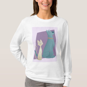 Cute Cartoon style Cat & Dog T-Shirt