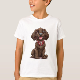 Cute, cartoon-style dog T-Shirt