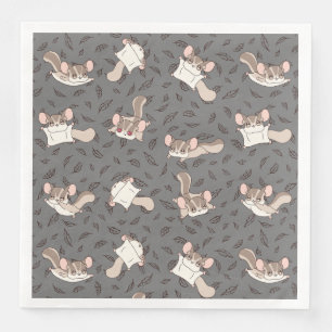 Cute Cartoon Sugar Glider Napkin