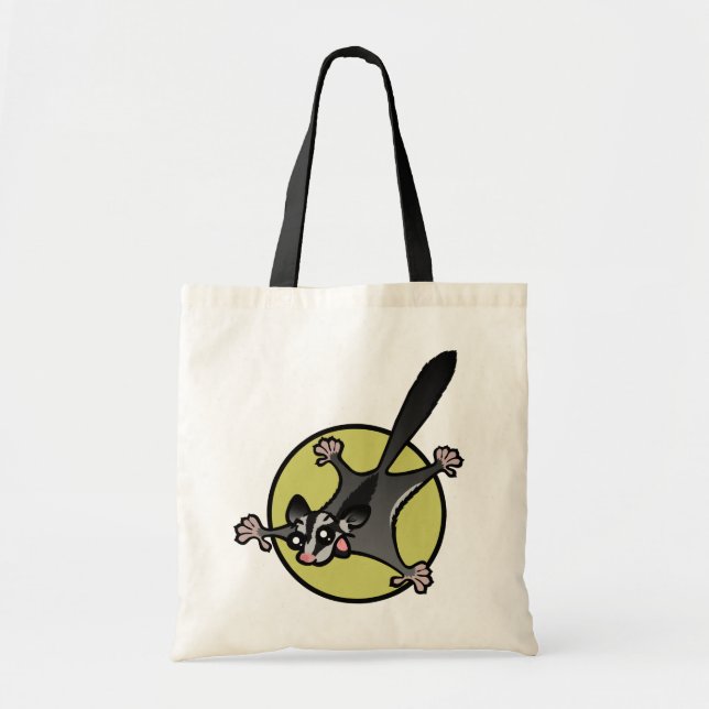 CUTE CARTOON SUGAR GLIDER TOTE BAG (Front)