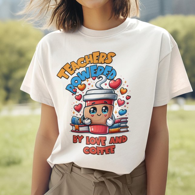 Cute Cartoon Teacher Valentine's Day T-Shirt (Creator Uploaded)