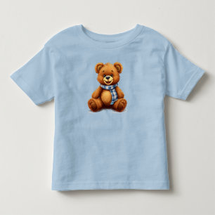 🧸 Cute Cartoon Teddy Bear Kids Outfit ✨ Toddler T-Shirt
