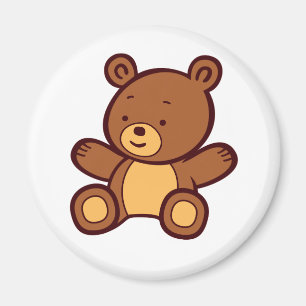 Cute Cartoon Teddy Bear Magnet