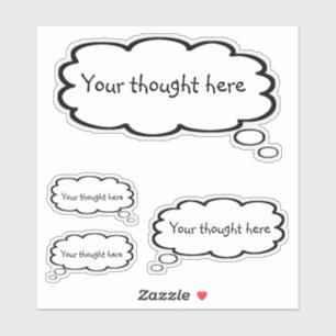 Cute Cartoon Thought Bubble Add Your Thought