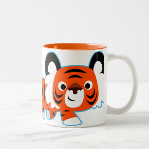 Cute Cartoon Tiger on The Prowl Mug